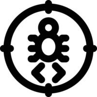 Bug Tracking, Debugging, Bugs Outline Icon vector
