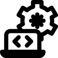 Encoding, Cryptography, Compression Outline Icon vector
