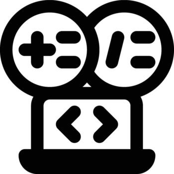 Assignment Operator, Assignment, Operators Outline Icon vector