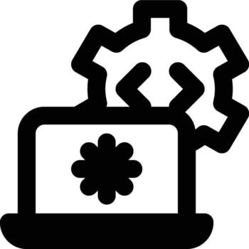 descodificación, criptografía, descompresión contorno icono vector