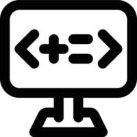 Addition, Operator, Math Outline Icon vector