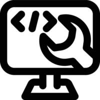 Programming Tools, Tools, Programming Outline Icon vector