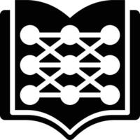 Deep Learning, Algorithm, Data Science Glyph Solid Icon vector