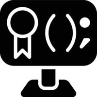 Declaration, Variable, Functions Glyph Solid Icon vector
