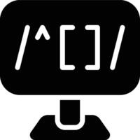 Expression, Regular Expressions, Regex Glyph Solid Icon vector