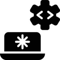 Decoding, Cryptography, Decompression Glyph Solid Icon vector