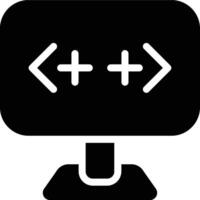 Increment Operator, Incremental, Operators Glyph Solid Icon vector