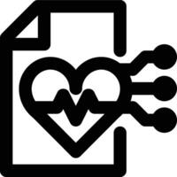 Healthcare, Medical, Data Science Outline Icon vector