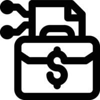 Business, Business Intelligence, Finance Outline Icon vector