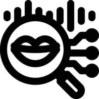 Speech Recognition, Nlp, Natural Language Outline Icon vector