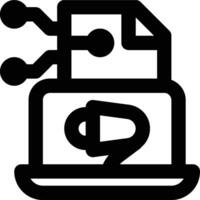 Digital Marketing, Marketing, Broadcasting Outline Icon vector