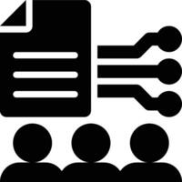 Social Media, Social Network, Social Networking Glyph Solid Icon vector