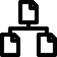 Data Structures, Data, Category Outline Icon vector
