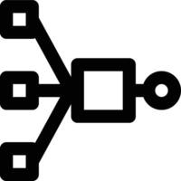Perceptron, Algorithm, Neural Network Outline Icon vector