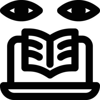 Supervised Learning, Machine Learning, Computer Science Outline Icon vector