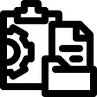 Data Governance, Data Management, Data Engineering Outline Icon vector