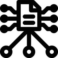 Data Driven, Decisions, Decision Making Outline Icon vector