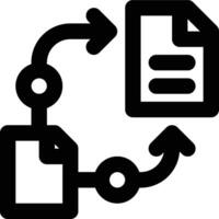 Data Enrichment, Data, Enhancement Outline Icon vector