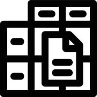 Dataframe, Data Frame, Data Outline Icon vector
