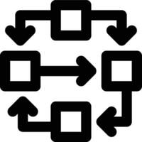 Bayesian Network, Bayes Theory, Bayesian Outline Icon vector