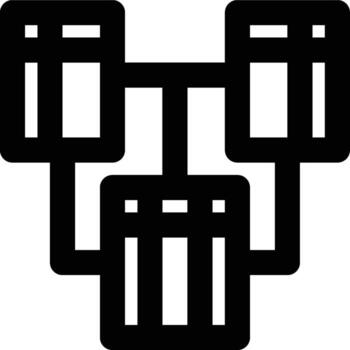 Normalization, Data, Normalize Outline Icon vector