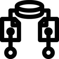 Bagging, Bootstrap Aggregating, Bootstrap Averaging Outline Icon vector