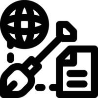Web Scraping, Web Harvesting, Web Extraction Outline Icon vector