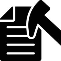 Data Mining, Data Analysis, Data Glyph Solid Icon vector