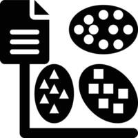 K-means, K Means, Clustering Glyph Solid Icon vector