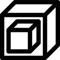 Canonical Block, Blocks, Blockchain Outline Icon vector