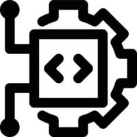 Open Source, Opensource, Programming Outline Icon vector