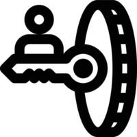 Proof of Stake, POS, Blockchain Outline Icon vector