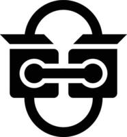 Immutability, Immutable, Permanent Glyph Solid Icon vector