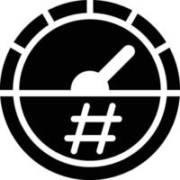 Hashrate, Hashing, Hash Rate Glyph Solid Icon vector