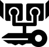 Blockchain Encryption, Blockchain, Block Chain Glyph Solid Icon vector