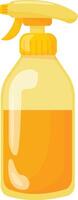 Yellow Trigger Spray Solution vector