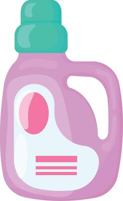 Purple Surface Cleaner Container