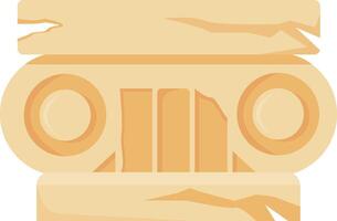 Ruined Stone Structure vector
