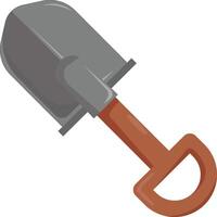 Grey Pointed Trowel Tool vector
