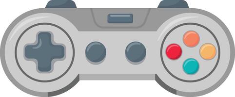 Grey Classic Game Controller vector
