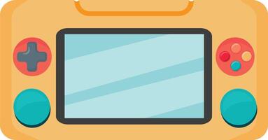 Light Blue Portable Game Device vector