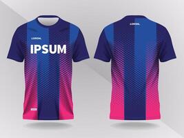 abstract pink and blue background and pattern for sport jersey design and mockup vector