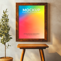 Minimal Frame Scene for Graphic Showcase psd