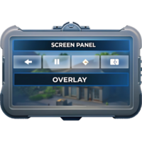 Advanced Screen Panel with UserFriendly Overlay for Intuitive Control and Seamless Navigation png