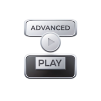 Advanced Play Button Interface Design for Digital Media Players png