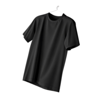 transparent TShirt Hanging on a Clothes Hanger Against a transparent Background Mockup Design Template png
