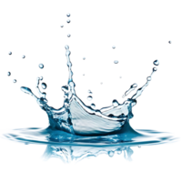 Stunning Closeup of a Water Splash Against transparent Background High Resolution png