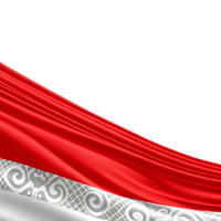 Abstract Red and White Draped Fabric with Intricate Design Elegant Background Texture png
