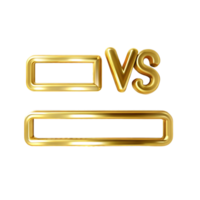 Golden Versus Sign with Two Empty Rectangular Frames for Comparison png