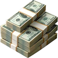 A Large Stack of One Hundred Dollar Bills Representing Wealth and Prosperity png